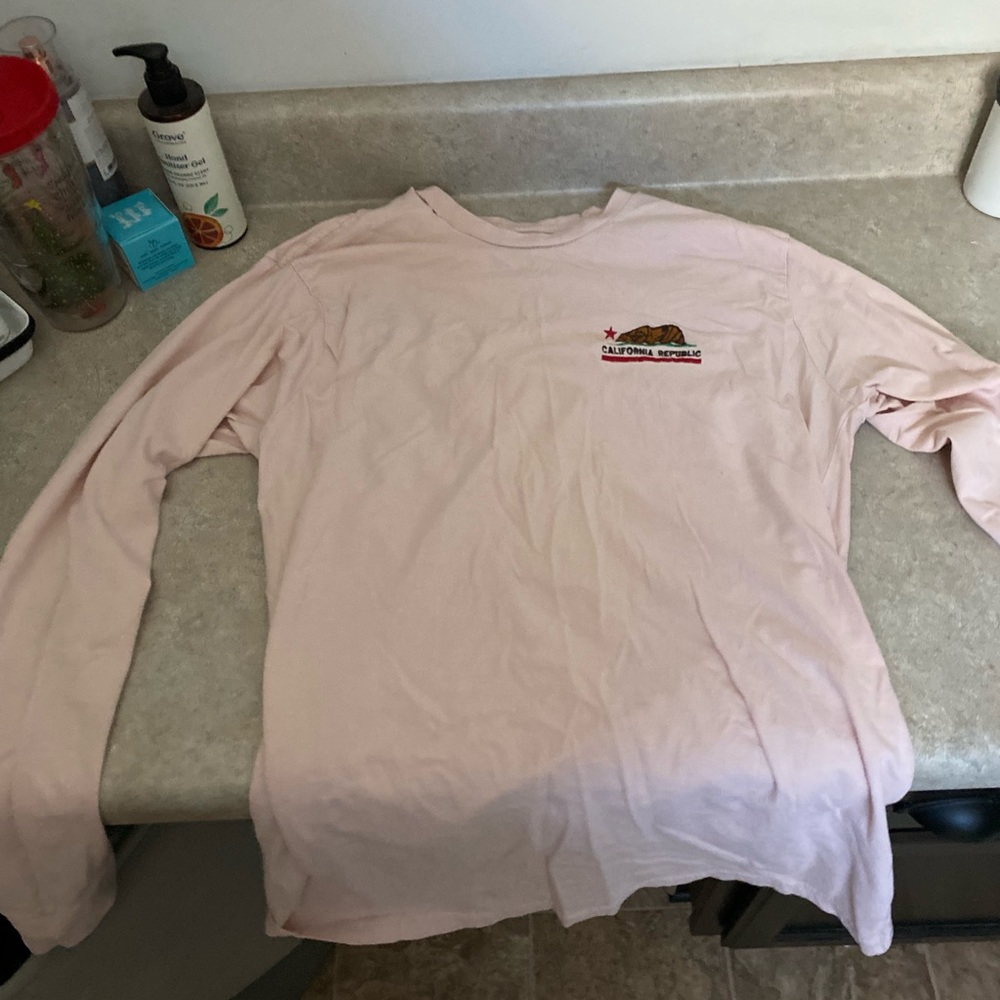 light pink california republic shirt
